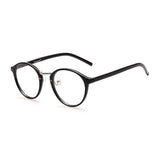 Cyxus Lentes Transparentes vidrios ordinarios clásico Retro Redondo Marco Gafas Unisexo(Hombres/Mujeres) Ligeras cómodas