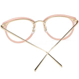 SojoS Lentes Transparentes Redondas Clasicas Mujer SJ5969
