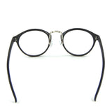 Cyxus Lentes Transparentes vidrios ordinarios clásico Retro Redondo Marco Gafas Unisexo(Hombres/Mujeres) Ligeras cómodas
