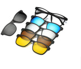 Blanco Lentes De Sol y Armazón