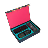 Lisboa Clip-on 4 en 1 Lentes opticos con micas solares intercambiables