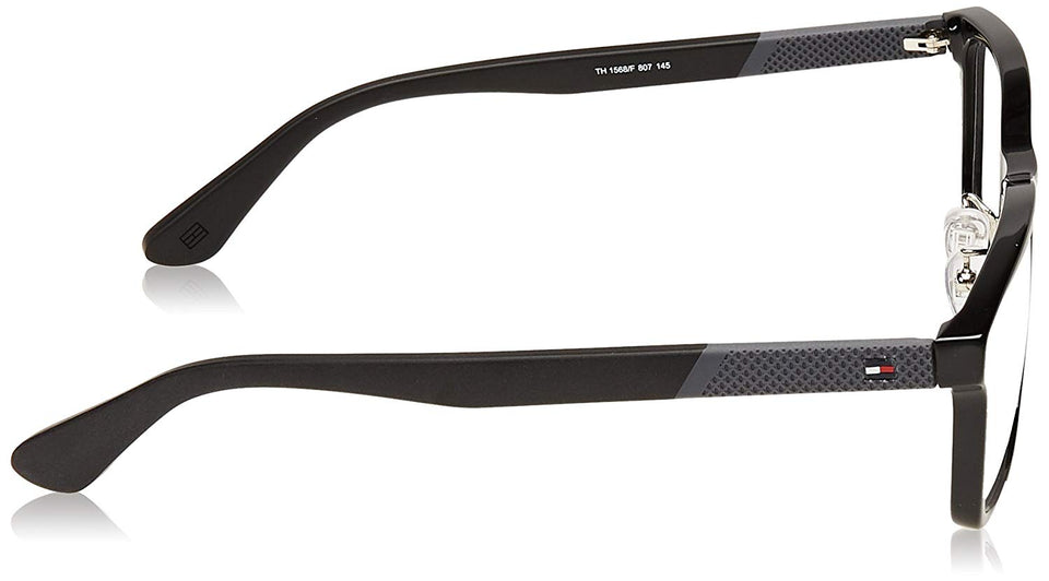 Tommy Hilfiger 1568-F Monturas de Gafas para Hombre, Black, 55 mm
