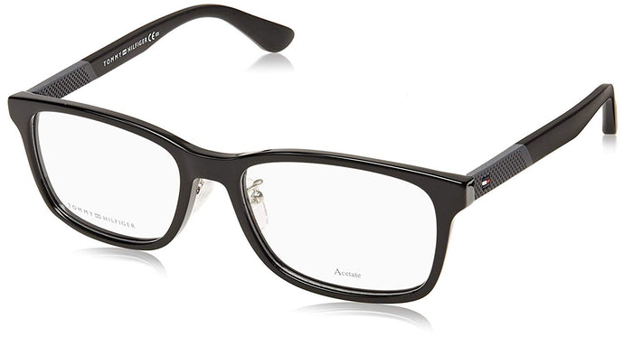 Tommy Hilfiger 1568-F Monturas de Gafas para Hombre, Black, 55 mm