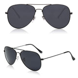 SojoS Gafas De Sol Para Hombres Y Mujeres Aviador Clásico Marco Metal Lentes Espejo Polarizadas SJ1054