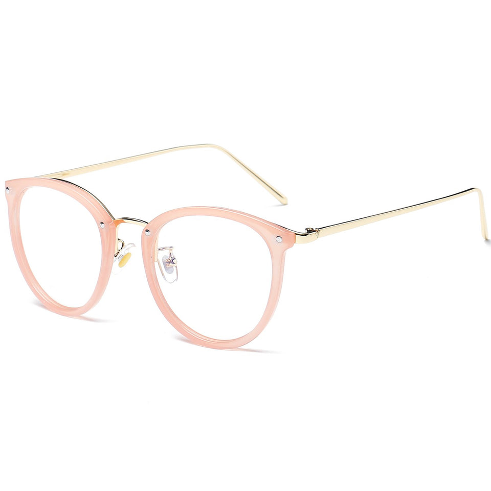 SojoS Lentes Transparentes Redondas Clasicas Mujer SJ5969