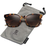 SojoS Lentes De Sol Unisex Hombre Mujer Retro Clásico Cuadrado Polarizado SJ2050