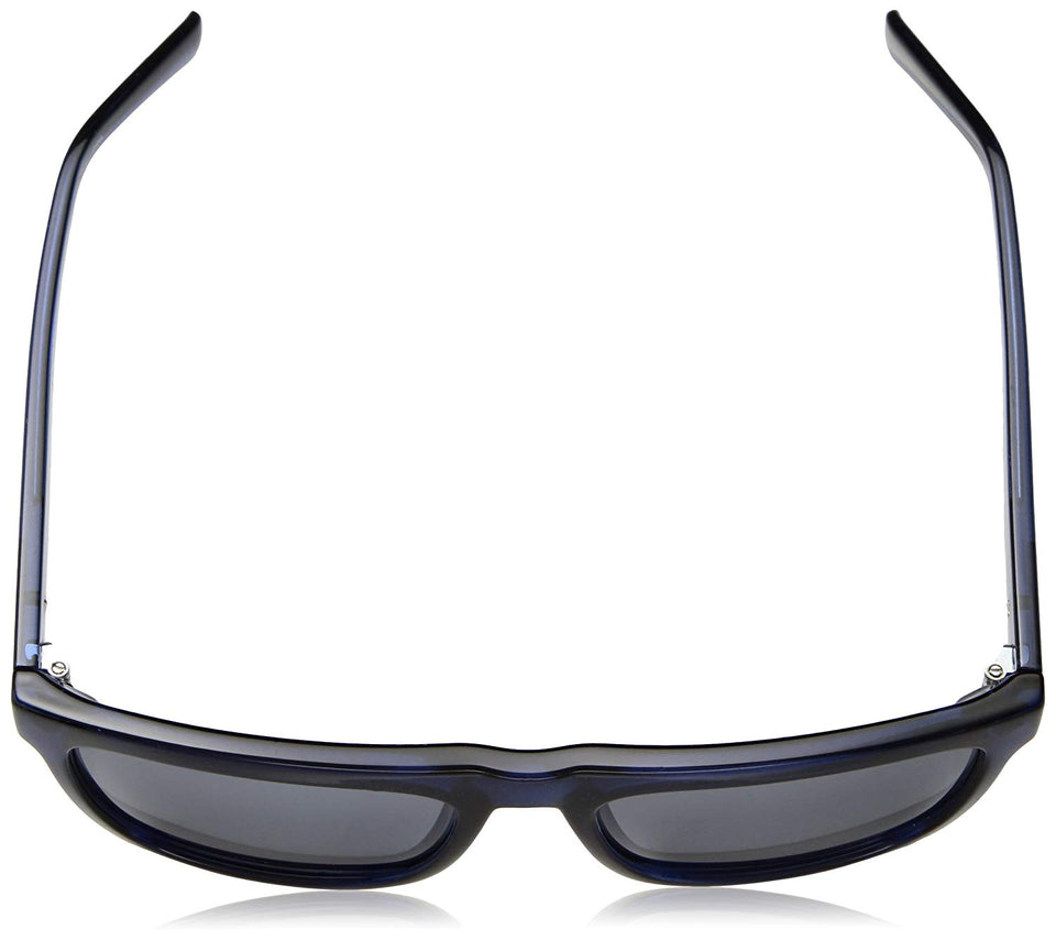 Calvin Klein R737S - anteojos de sol cuadradas para hombre, azul marino (Crystal Navy), 57 mm