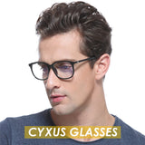 Cyxus Filtro de luz Azul [Mejor Dormir] Gafas de computadora Unisexo（Hombres/Mujeres Bloqueo UV Gafas de Lectura,Lentes Transparentes