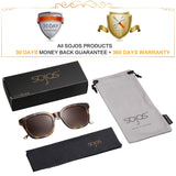 SojoS Lentes De Sol Unisex Hombre Mujer Retro Clásico Cuadrado Polarizado SJ2050