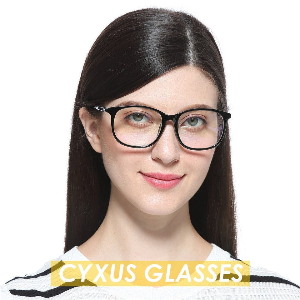 Cyxus Filtro de luz Azul [Mejor Dormir] Gafas de computadora Unisexo（Hombres/Mujeres Bloqueo UV Gafas de Lectura,Lentes Transparentes