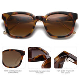 SojoS Lentes De Sol Unisex Hombre Mujer Retro Clásico Cuadrado Polarizado SJ2050