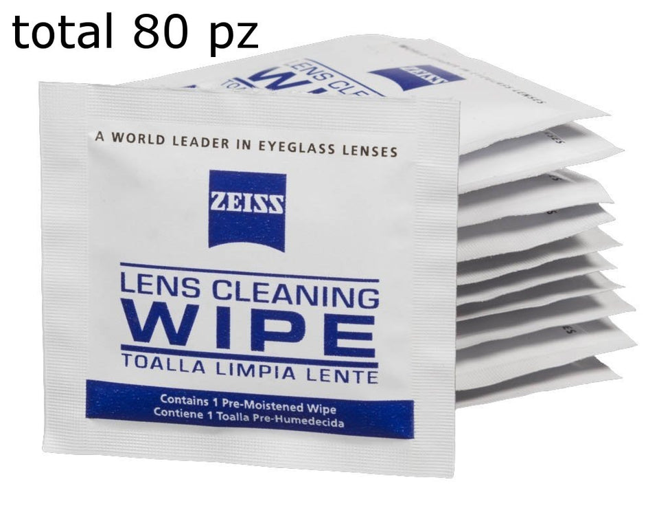 Zeiss 80ct Toallitas Humeda Cleaning Wipes para Lentes
